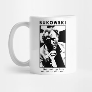 Bukowski Love T-Shirt (Black on Colour Print) Mug